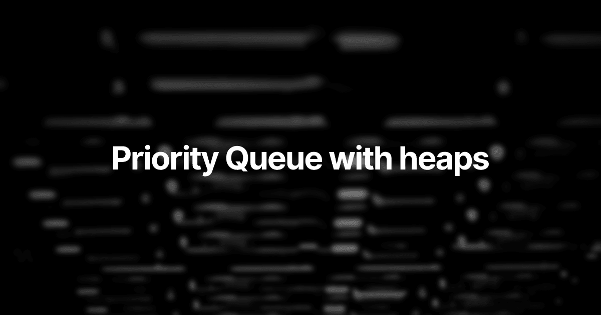 Priority Queues with Binary Heaps